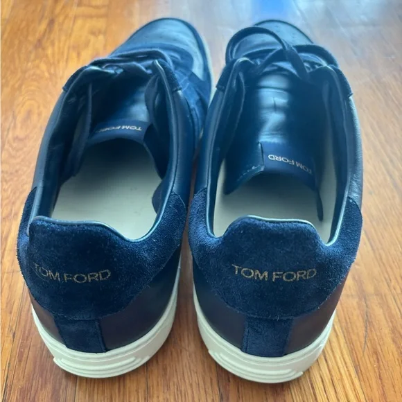 Tom Ford Men's Dark Blue Sneakers - Picture 8 of 13